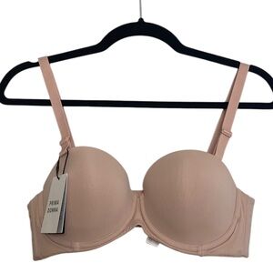 New Prima Donna Figuras Bra Womens 34C Powder Rose Padded Heartshape